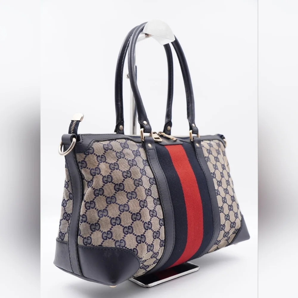 ❌️❌️SOLD❌️❌️X31❤️ Gucci GG Canvas Vintage Web Convertible Tote bag - Picture 2 of 16